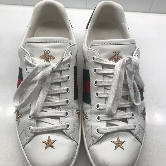 gucci ace sneakers with stars